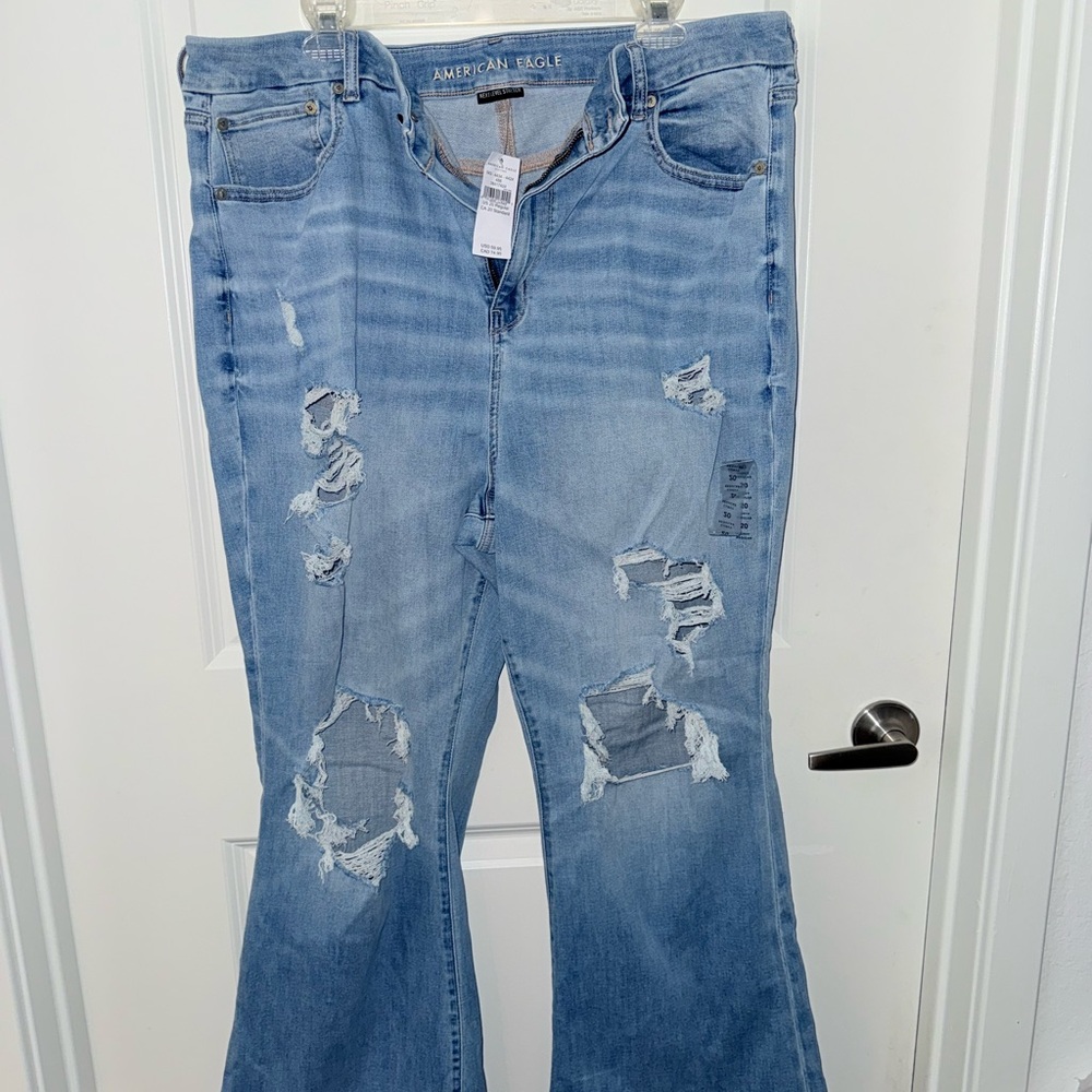 American Eagle Outfitters Women's High-Rise Flare Jeans